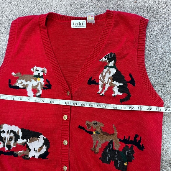 Vintage Tabi graphic sweater vest - Picture 3 of 6